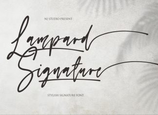 Lampard Signature Font