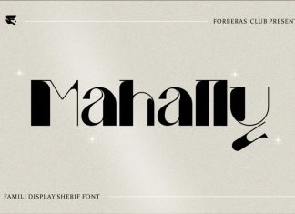 Mahally Sans Serif Font