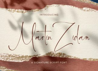 Martin Zidan Script Font