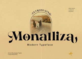 Monalliza Serif Font