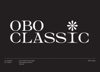 OBO Classic Serif Font