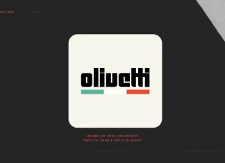 Olivetti Neue Display Font