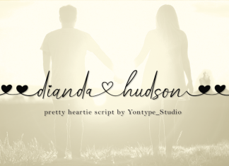 Dianda Hudson Script Font