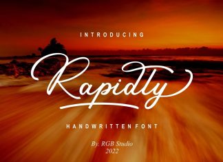 Rapidly Handwritten Font