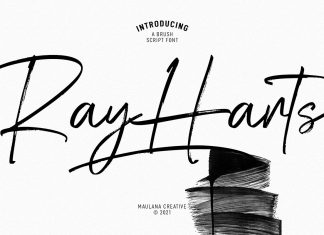 Ray Harts Brush Font