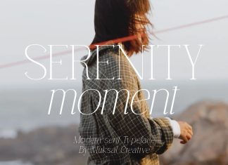 Serenity Moment Serif Font