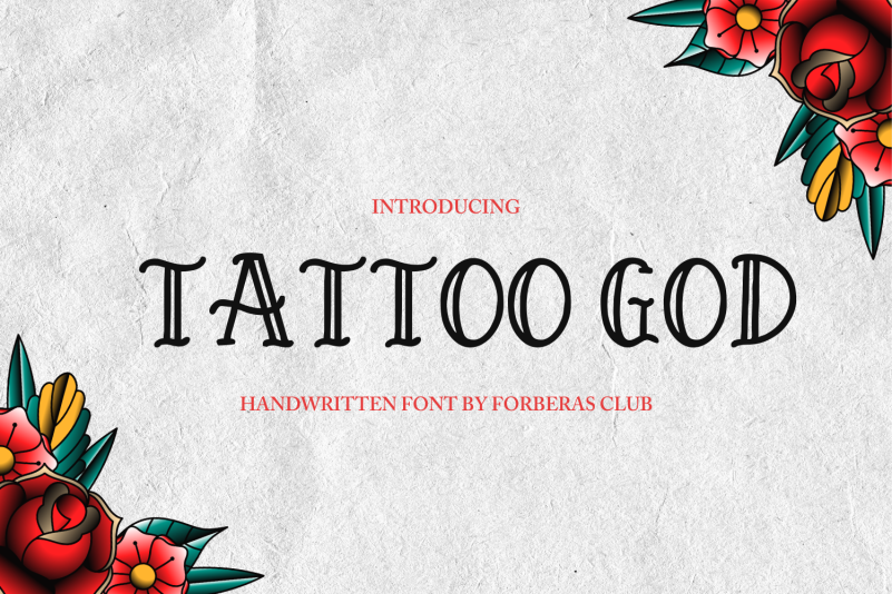 Made by heaven - tattoo font, download free scetch