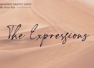 The Expressions Handwritten Font