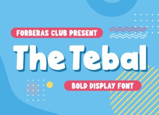 The Tebal Display Font