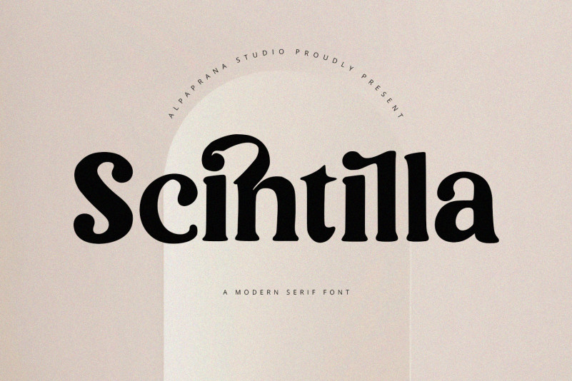 Scintilla Serif Font