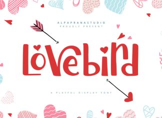 Lovebird Display Font