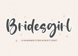 Bridesgirl Script Font