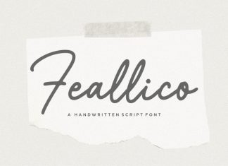 Feallico Script Font