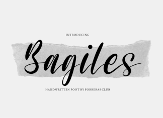 Bagiles Script Font