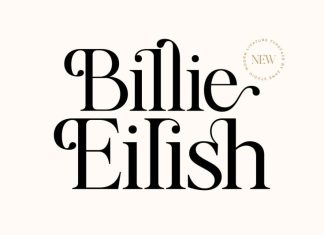 Billie Eilish Serif Font