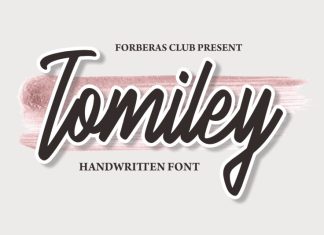 Tomiley Handwritten Font