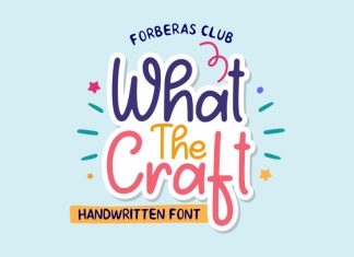 What The Craft Display Font