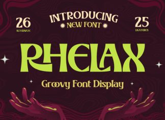 Rhelax Display Font