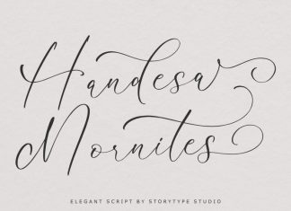 Handesa Mornites Script Font