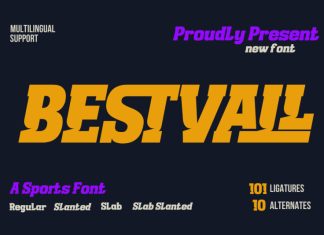 Bestvall Display Font