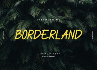 Borderland Display Font
