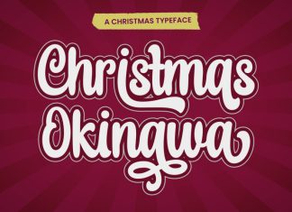 Christmas Okinawa Script Font