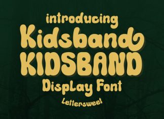 Kidsband Display Font