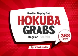Hokuba Grabs Display Font