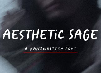Aesthetic Sage Handwritten Font