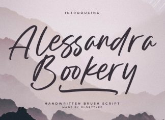 Alessandra Bookery Script Font