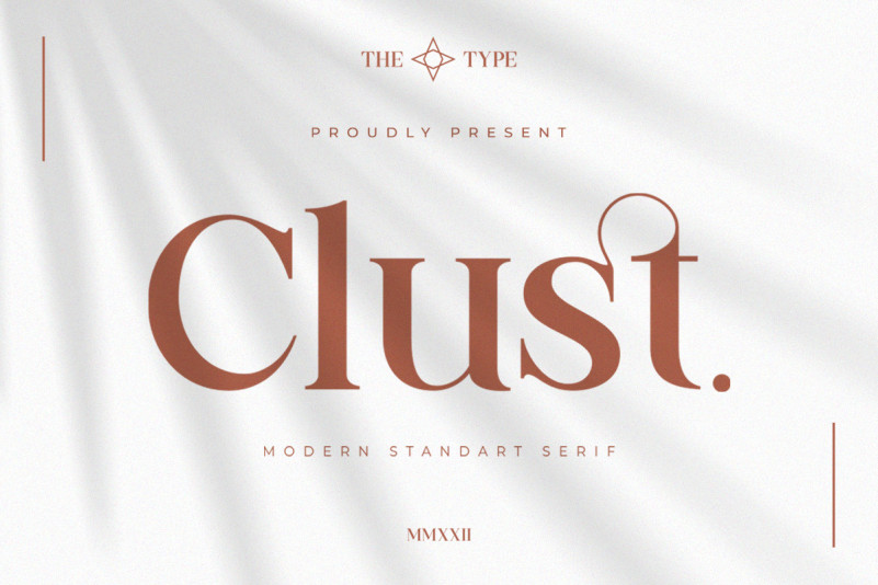 Clust Serif Font