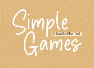 Simple Games Handwritten Font