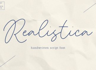 Realistica Handwritten Font