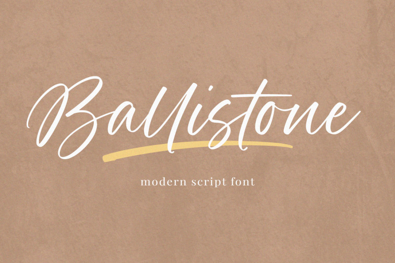 Ballistone Script Font