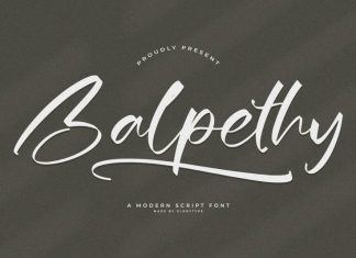 Balpethy Script Font