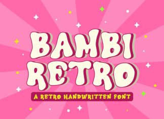 Bambi Retro Display Font