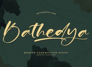 Bathedya Script Font