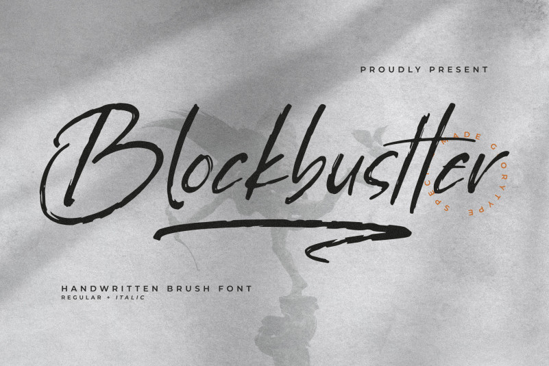 Blockbustter Brush Font