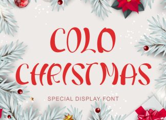 Cold Christmas Display Font