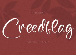 Creedflag Script Font