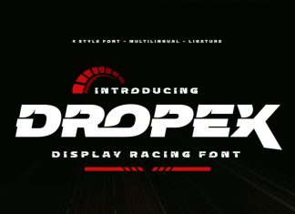 Dropex Display Font
