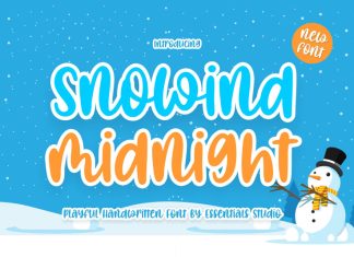 Snowind Midnight Script Font