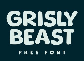 Grisly Beast Display Font