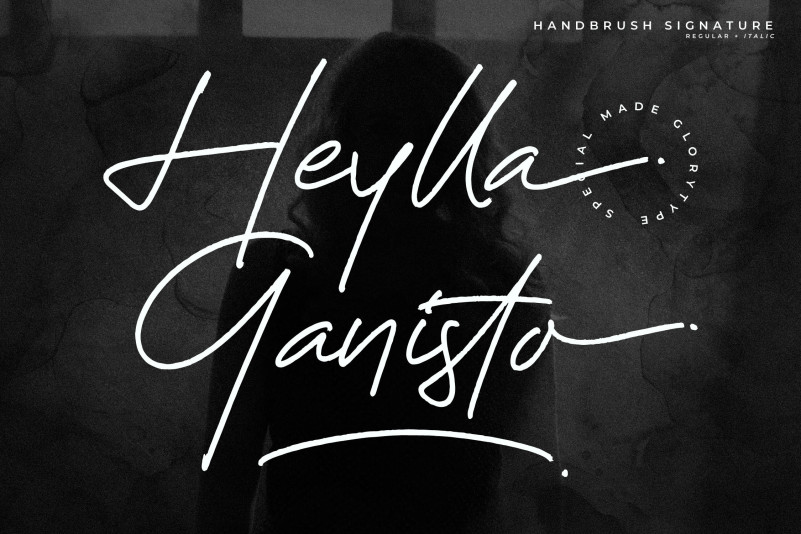 Heylla Ganisto Script Font