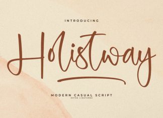 Holistway Script Font