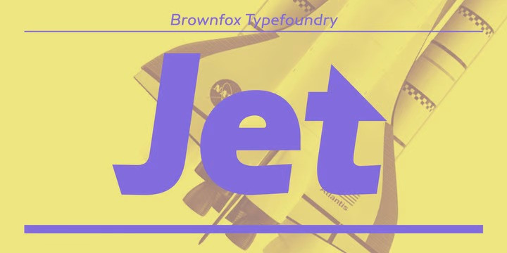 Jet Sans Serif Font