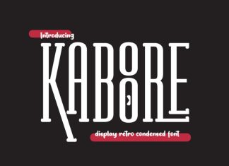 Kaboore Display Font
