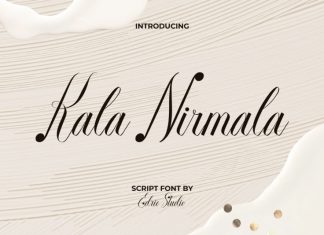 Kala Nirmala Calligraphy Font