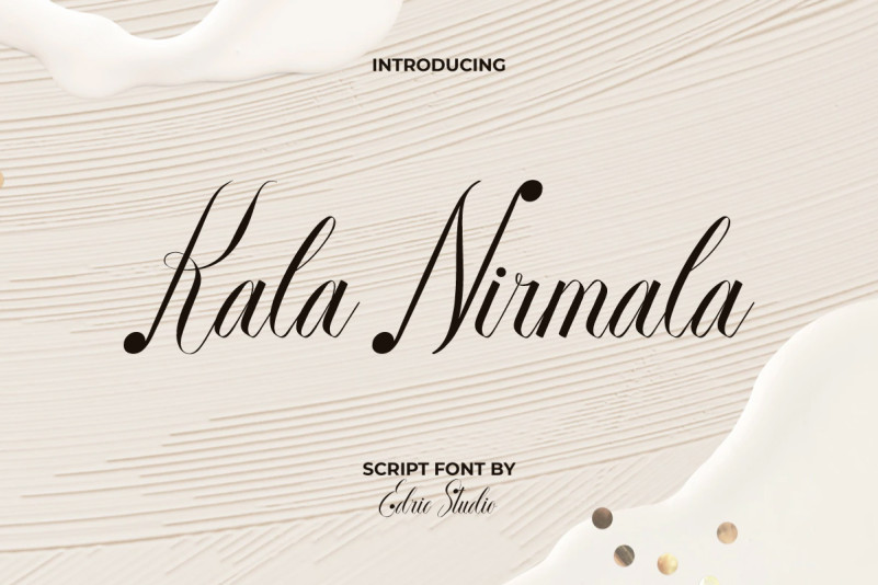 Kala Nirmala Calligraphy Font