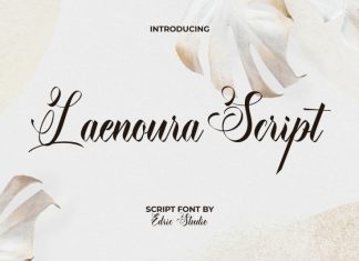 Laenoura Script Font